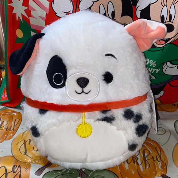 Squishmallows Other - Squishmallows Disney patch Dalmatian fuzzy Plush